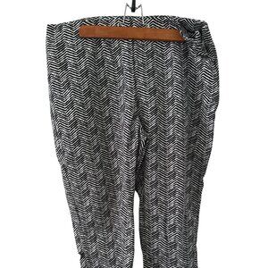 Chico's Black and White Cropped Pants - Worn Once - Size Large - Chico's 2